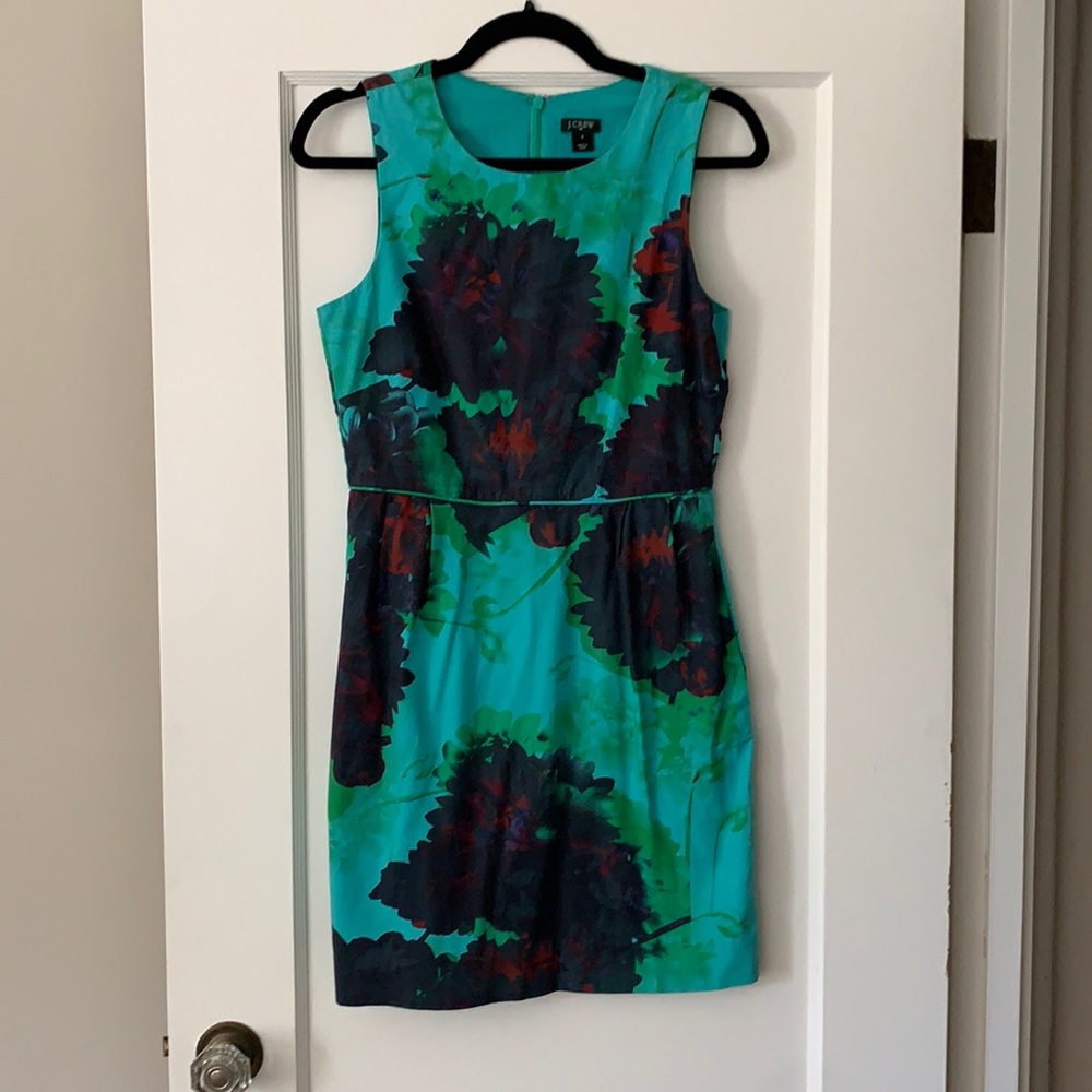 J crew print dress